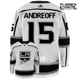 Barn Ishockey Los Angeles Kings Tröja ANDY ANDREOFF 15 Adidas Vit Authentic